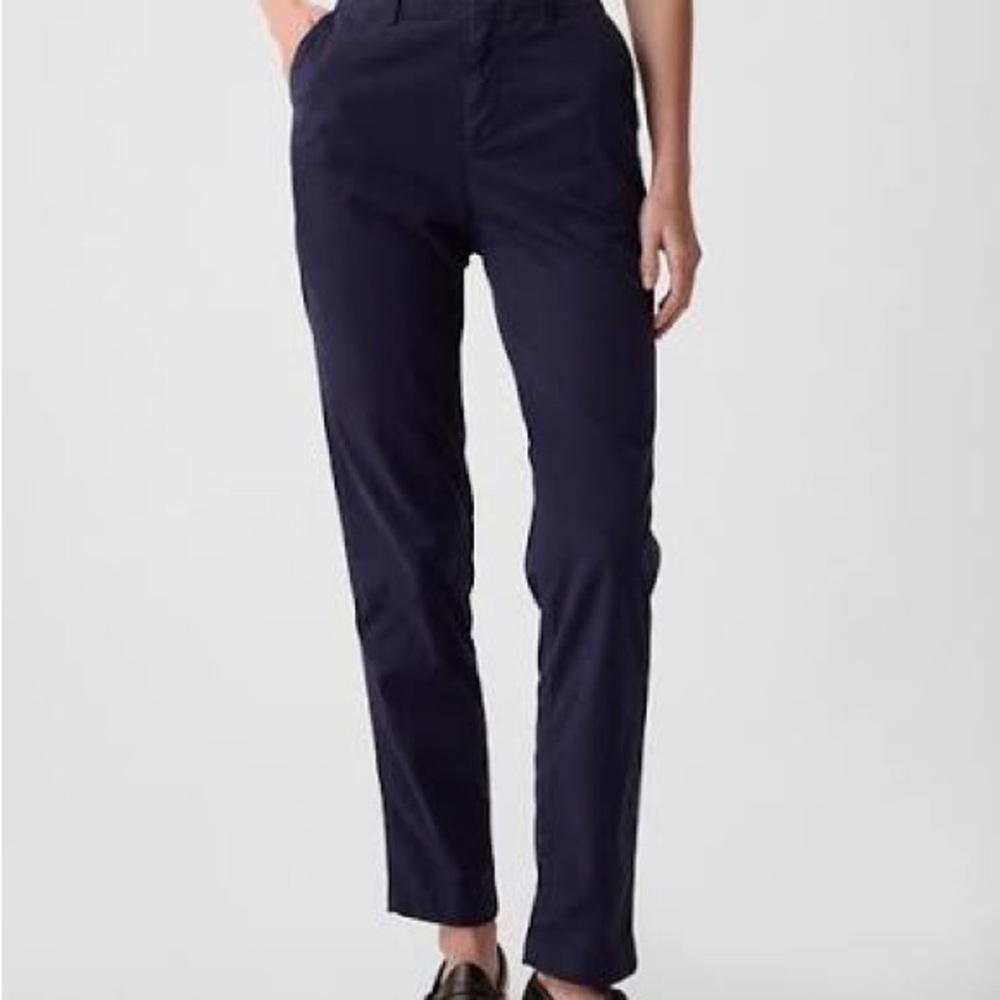 NWT GAP Navy Blue Downtown Khaki size 6 Tall